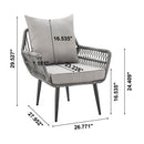 Portofino - 4 Piece Outdoor Conversation Set