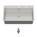 33 Inch Topmount Sink - Stainless Steel Kitchen Sink