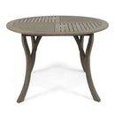 Hermosa Outdoor Acacia Wood Circular Dining Table by HouseOfZazla