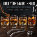 Hockey Whiskey Stones Set | 7pcs - 4 Hockey Puck Chill Stones