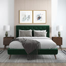 Dillon - Mid-Century Modern Platform Bed by HouseOfZazla