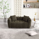 Cozy Beanbag Chair With High Resilience Foam Core For 2 by Unique Piece Furniture