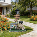 Sitting Pug Dog Planter Statue by HouseOfZazla