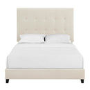 Tufted Upholstered Headboard Platform Bed by HouseOfZazla