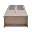 Jodie - Bookcase Cabinet With 6 Adjustable Shelves - Oak by HouseOfZazla