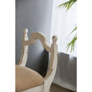 Harlow - Bench, Farmhouse / French Country Style Vanity Chair - Beige / White by HouseOfZazla