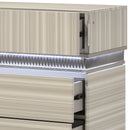 Leonor - 5 Drawer Chest - Gray by HouseOfZazla