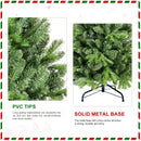7FT Christmas Tree with 1375 PE+PVC Tips