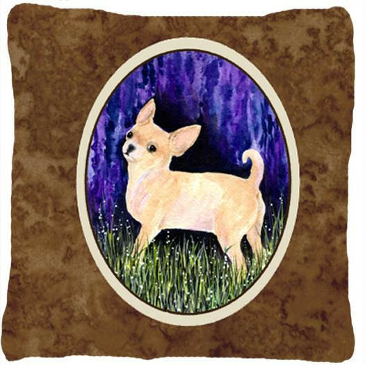 Starry Night Chihuahua Decorative   Canvas Fabric Pillow