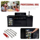 6-Burner Stainless Steel Propane Gas Outdoor Kitchen Barbecue Island Grill by HouseOfZazla