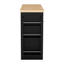 Kitchen Sideboard With Sliding Door Cabinet, 3 Tier Spice Rack by HouseOfZazla