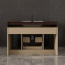29.9" Modern Floating Bathroom Vanity with Sintered Stone Top