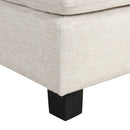 Contemporary U - Shaped Sectional Sofa With Movable Storage Ottoman by HouseOfZazla