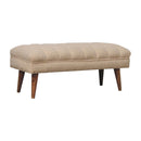 Puffer Bench - Beige by Unique Piece Furniture