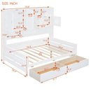 Daybed With All-In-One Cabinet And Shelf