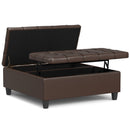 Harrison - Upholstered Coffee Table Storage Ottoman by Unique Piece Furniture