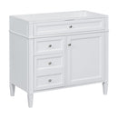 Bathroom Vanity With 2 Drawers And Tip-Out Drawer, Storage Cabinet