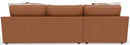 Minori - Italian Leather Sofa / Chaise And Cocktail Ottoman