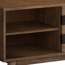 Clarkson - Low TV Stand - Rustic Natural Aged Brown by HouseOfZazla