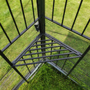 Patio Gazebo Tent With Ventilated Double Roof And Mosquito Net by Unique Piece Furniture