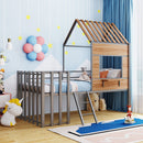 Loft Bed With Roof, Window, Guardrail, Ladder by Unique Piece Furniture