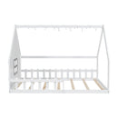 House Bed With Window And Fence