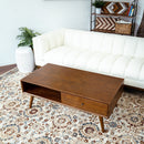 Caroline - Coffee Table - Walnut Brown by HouseOfZazla