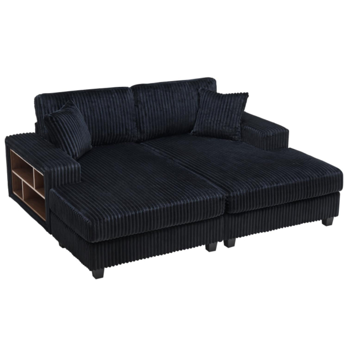 Convertible Sectional Sofa, Sleeper Oversized Living Room Lounge, photo 2 of 28