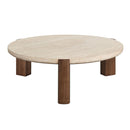 Leonardo - Coffee Table - Cream / Oak
