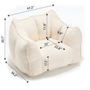 Comfortable Chenille Sofa Chairs With Highly Resilient Foam