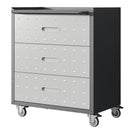 Heavy Duty Metal Storage Cabinet With Wheels 3 Drawer Tool Cabinet For Garage, Office, And Home Organizer Solutions by HouseOfZazla