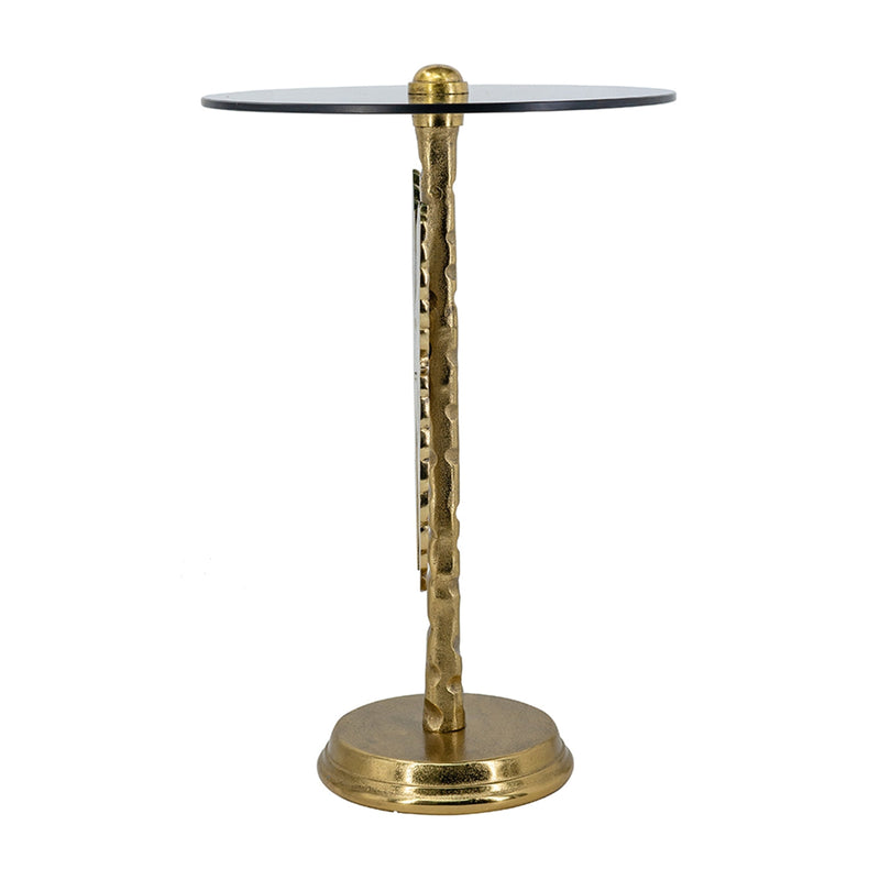 15.5x15.5x24" Round Top Accent Table With Angel Wings, photo 4 of 9