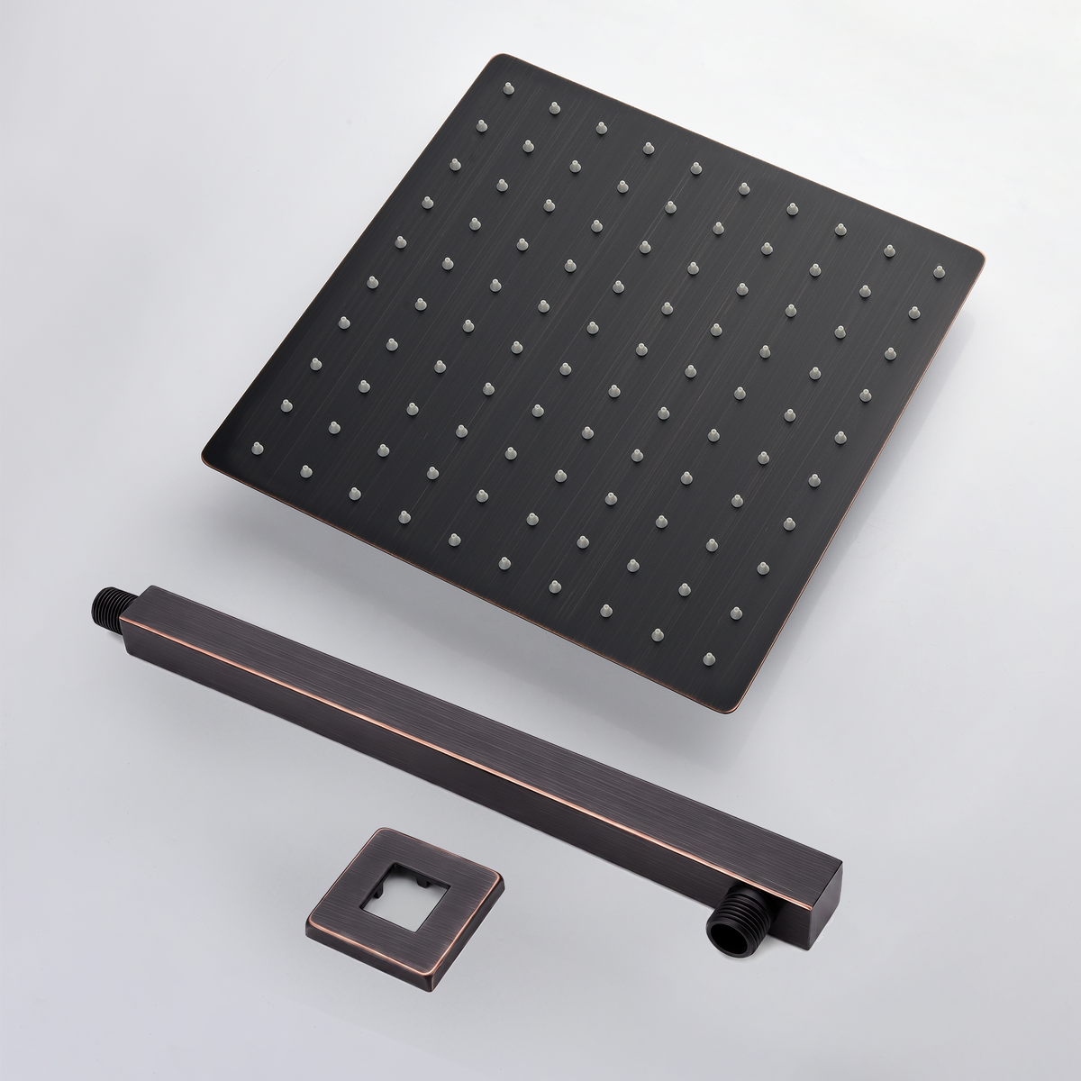 10 Inch Wall Mount Rainfall Square Shower Head, Oil Rubbed Bronze, photo 7 of 7