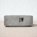 Propane Outdoor Durable Fire Pit Table - Gray by HouseOfZazla