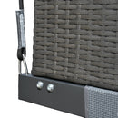 2-3 People Outdoor Swing Bed, Adjustable Curtains, Suitable For Balconies, Gardens And Other Places