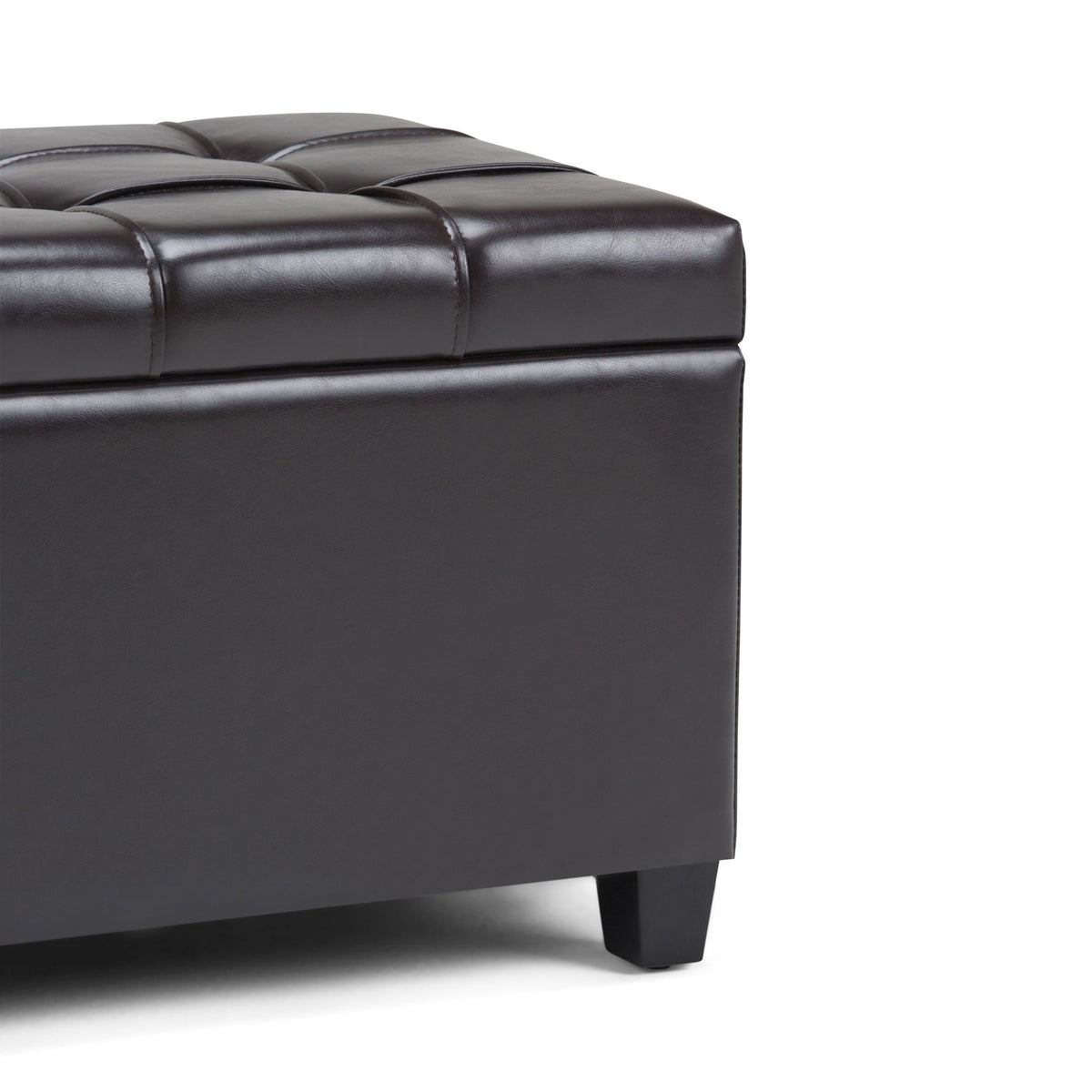 Sienna - Upholstered Storage Ottoman Bench, photo 6 of 40