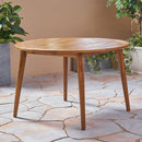 Outdoor Dining Set – Acacia Wood Stamford Table & Wicker Chairs