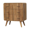 T-Bar Ridged Chest, 3-Drawers
