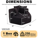 54-inch Modern-style Hexagonal Single Lounge Chair by HouseOfZazla