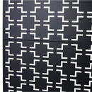 Outdoor / Indoor Privacy Screen Metal Privacy Screen, Freestanding Decorative Privacy Screen For Deck Balcony Patio - Black by HouseOfZazla