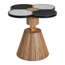 Unique Four-Leaf Clover Side Table for Living Room, Bedroom & Small Spaces by HouseOfZazla