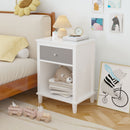 Nightstand With 1 Drawer and 1 Shelf