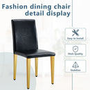 Modern Dining Chairs With Metal Legs by Unique Piece Furniture
