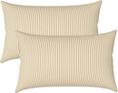 2 Pack Outdoor Lumbar Pillow Covers