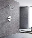 6 In. 6-Spray Balancing Shower Head Shower Faucet