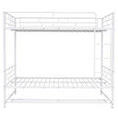 Metal Bunk Bed With Shelf And Guardrails by Unique Piece Furniture