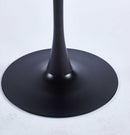 Table Mid-Century Dining Table For 4-6 People With Round Table Top, Pedestal Dining Table, End Table Leisure Coffee Table by Unique Piece Furniture