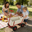 Wooden Children's Outdoor Stroller with Four-Wheel Design by HouseOfZazla