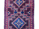 2'11" X 4'6" Vintage Handmade Tribal Wool Rug Balouchi Rug Afghan Rug Geometric