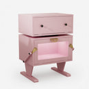 Robot LED Nightstand With 360° Rotating Drawer by HouseOfZazla